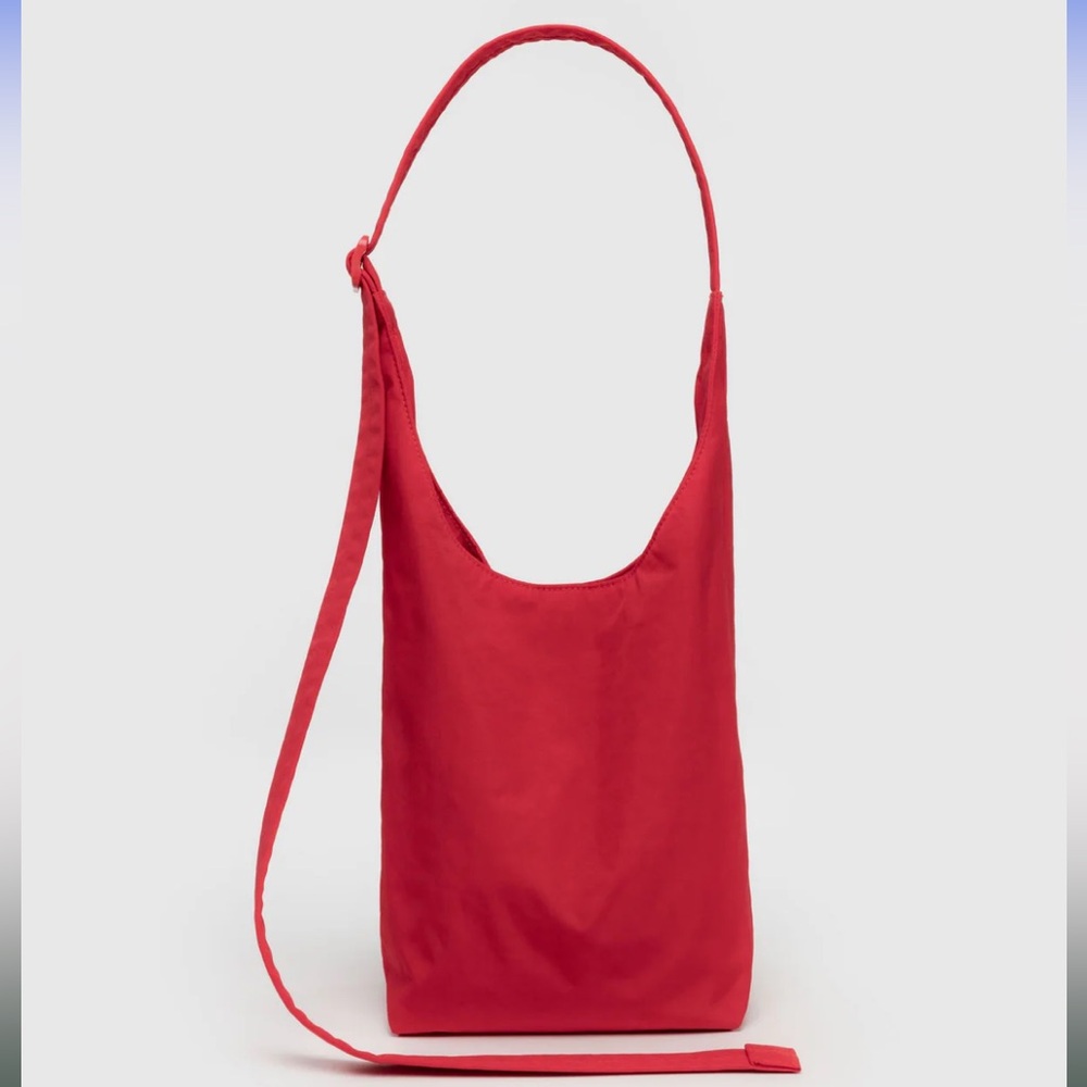 Baggu Small Nylon Sling Bag Candy Apple Red New with Tags
